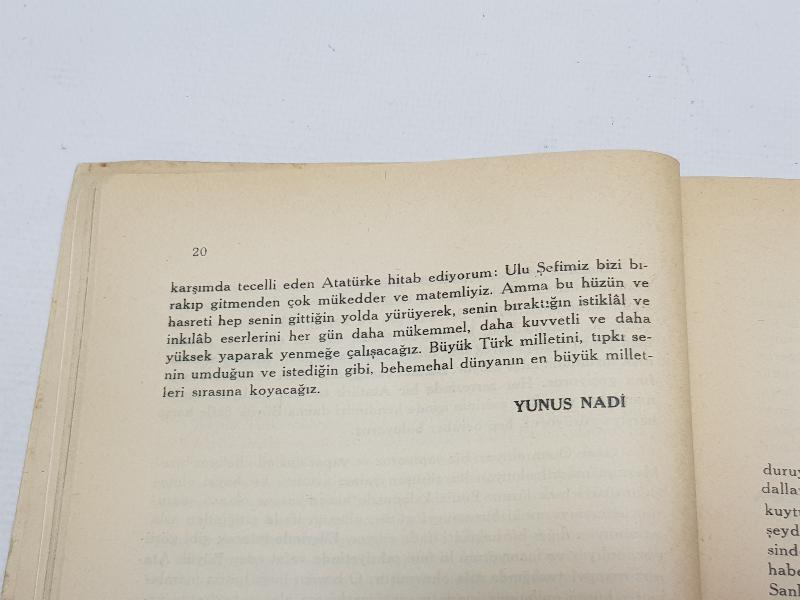 NADİR KİTAP: EN BÜYÜK KAYBIMIZ 10 İKİNCİTEŞRİN 1938