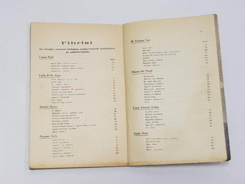 NADİR KİTAP: EN BÜYÜK KAYBIMIZ 10 İKİNCİTEŞRİN 1938