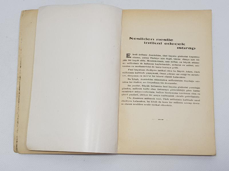 NADİR KİTAP: EN BÜYÜK KAYBIMIZ 10 İKİNCİTEŞRİN 1938