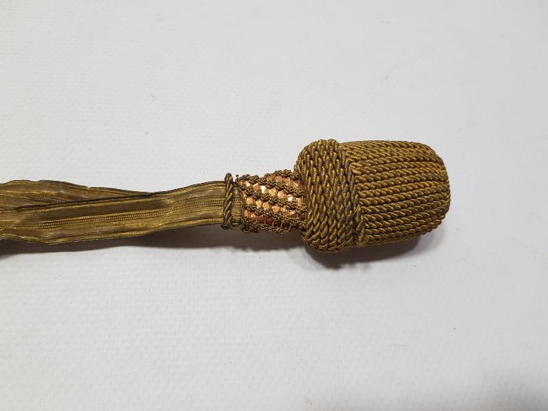 OSMANLI DÖNEMİ ALTIN SIRMA SUBAY KILIÇ PÜSKÜLÜ