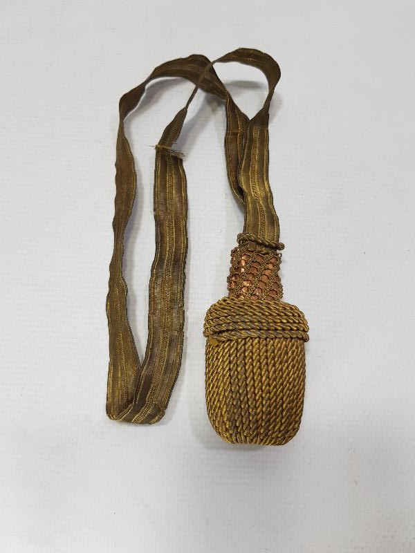 OSMANLI DÖNEMİ ALTIN SIRMA SUBAY KILIÇ PÜSKÜLÜ