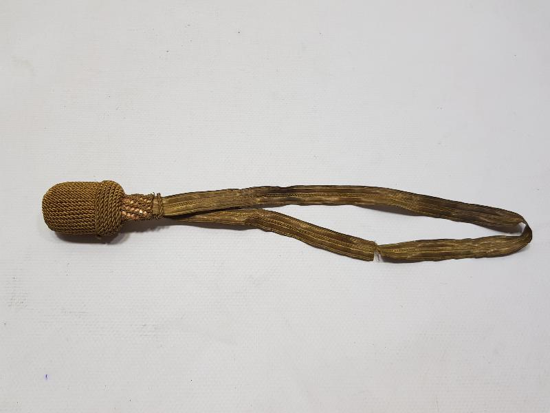 OSMANLI DÖNEMİ ALTIN SIRMA SUBAY KILIÇ PÜSKÜLÜ