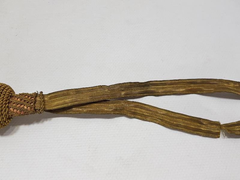 OSMANLI DÖNEMİ ALTIN SIRMA SUBAY KILIÇ PÜSKÜLÜ