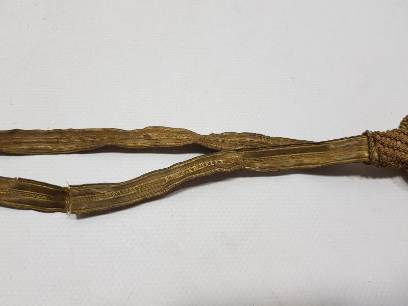 OSMANLI DÖNEMİ ALTIN SIRMA SUBAY KILIÇ PÜSKÜLÜ