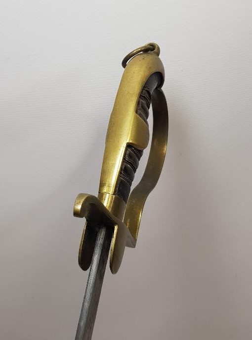 OSMANLI DÖNEMİ ÇOK NADİR TÜRK USTA DAMGALI SUBAY KILICI - İLK KEZ GÖRÜLMEKTEDİR.