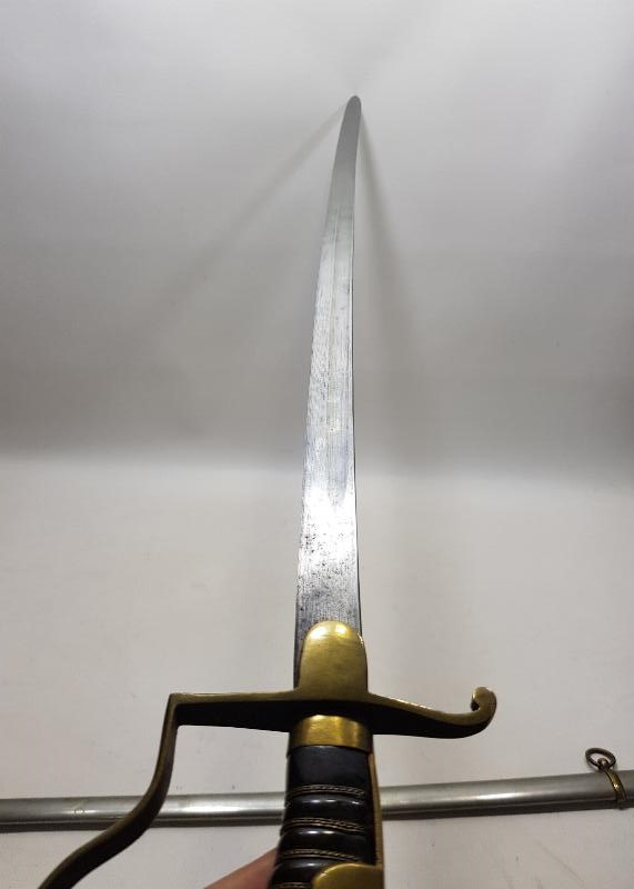 OSMANLI DÖNEMİ ÇOK NADİR TÜRK USTA DAMGALI SUBAY KILICI - İLK KEZ GÖRÜLMEKTEDİR.