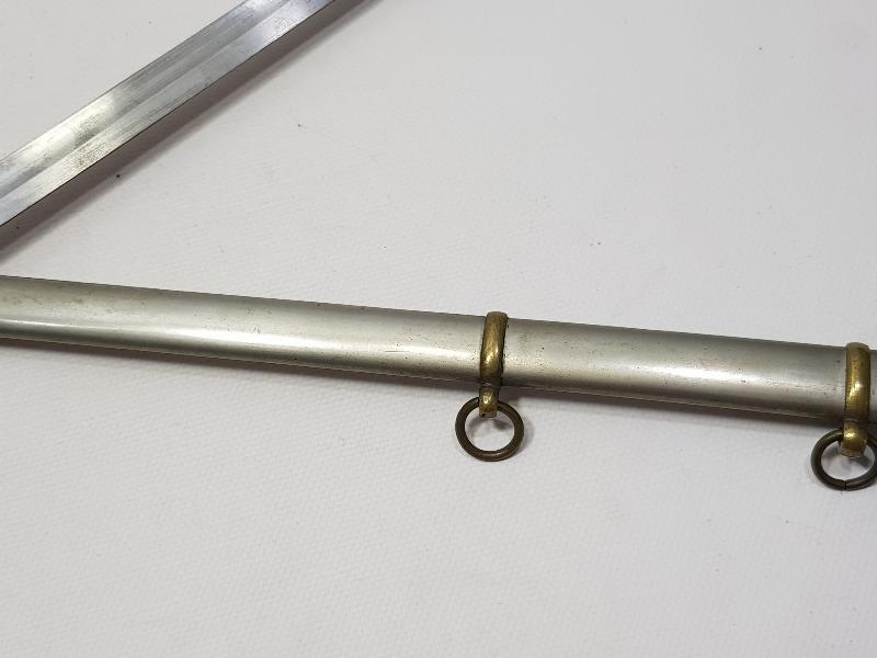 OSMANLI DÖNEMİ ÇOK NADİR TÜRK USTA DAMGALI SUBAY KILICI - İLK KEZ GÖRÜLMEKTEDİR.