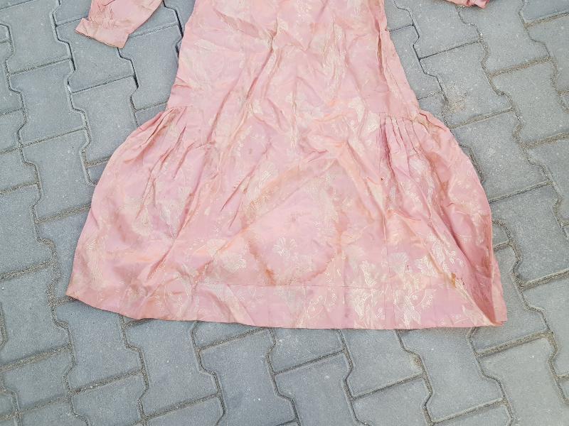 OSMANLI DÖNEMİ İPEK ELMASİYE NİŞAN ELBİSESİ