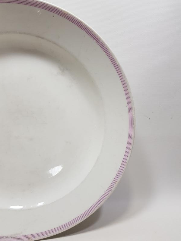 OSMANLI DÖNEMİ İZMİR'DE BİR OTELE AİT DEV BOY PORSELEN TABAK