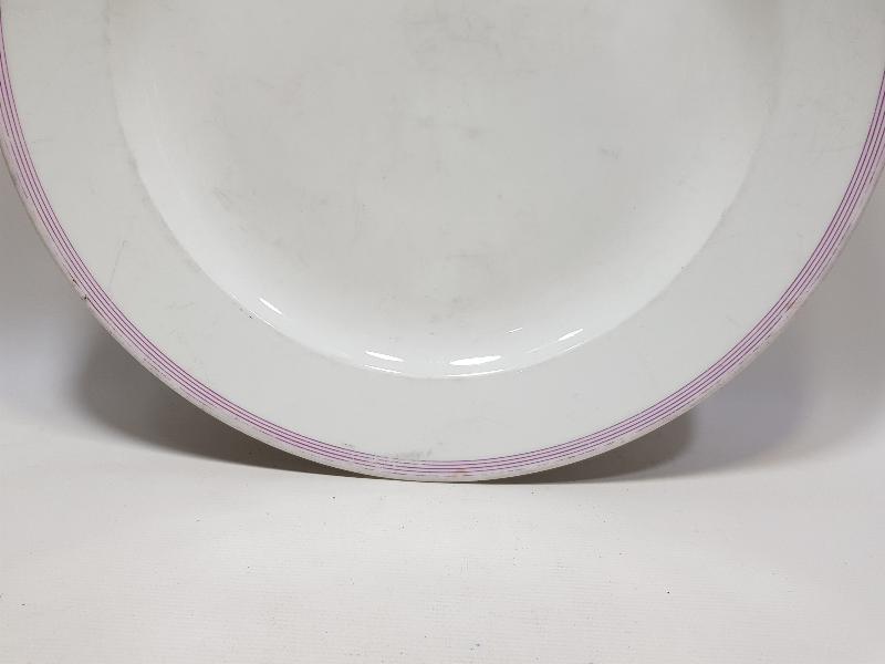 OSMANLI DÖNEMİ İZMİR'DE BİR OTELE AİT DEV BOY PORSELEN TABAK