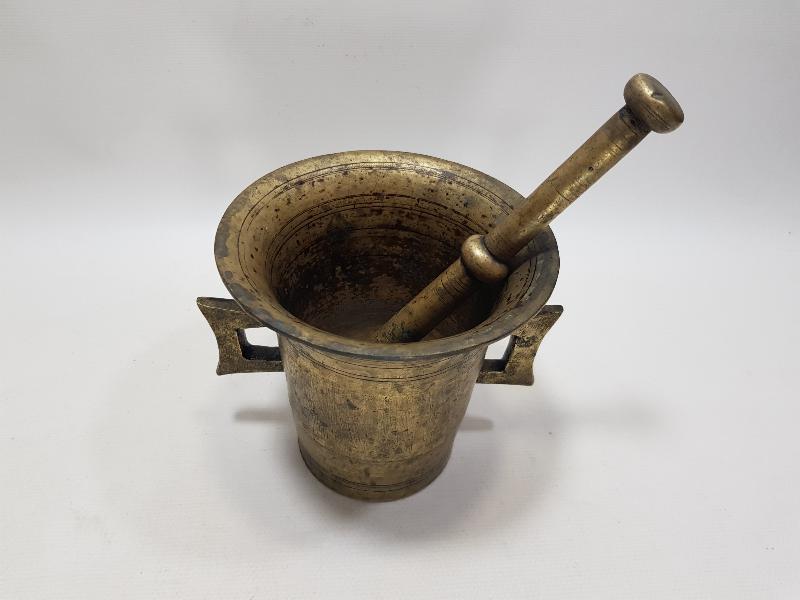 OSMANLI DÖNEMİ SELÇUKLU MODEL BÜYÜK BOY PİRİNÇ HAVAN