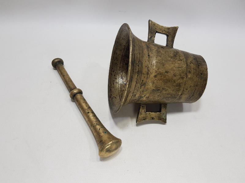 OSMANLI DÖNEMİ SELÇUKLU MODEL BÜYÜK BOY PİRİNÇ HAVAN