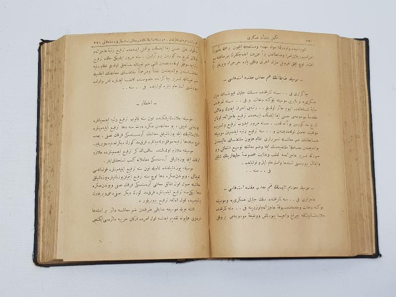 OSMANLICA KİTAP: ASKERİ YAZIŞMALAR