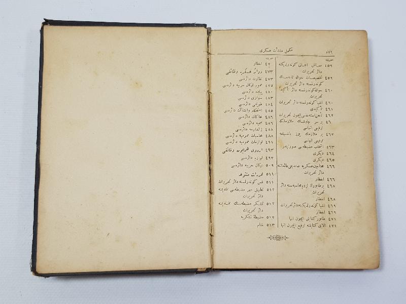 OSMANLICA KİTAP: ASKERİ YAZIŞMALAR