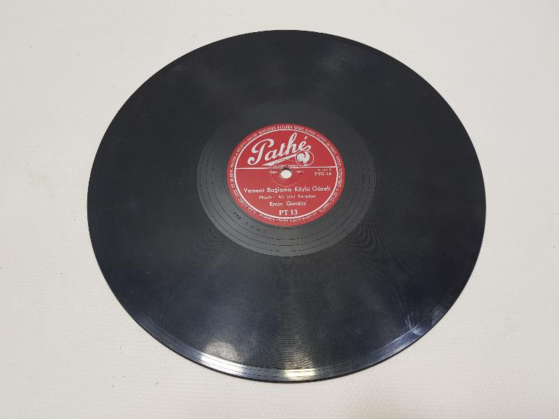 TAŞ PLAK: EMİN GÜNDÜZ - YEMENİ BAĞLAMIŞ KÖYLÜ GÜZELİ & BAHTIMIN GÜNEŞİSİN