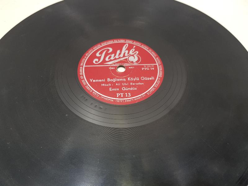 TAŞ PLAK: EMİN GÜNDÜZ - YEMENİ BAĞLAMIŞ KÖYLÜ GÜZELİ & BAHTIMIN GÜNEŞİSİN