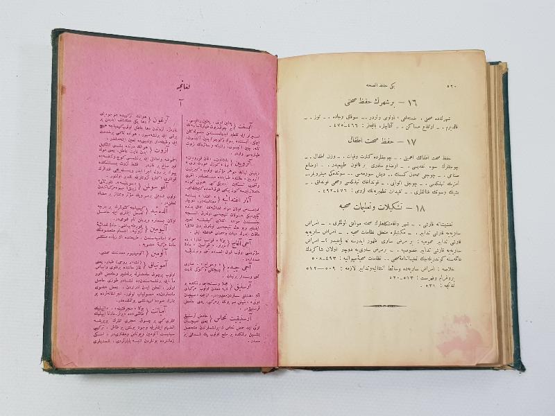 TIP TARİHİ: OSMANLICA YENİ HIFZISSIHHA KİTABI