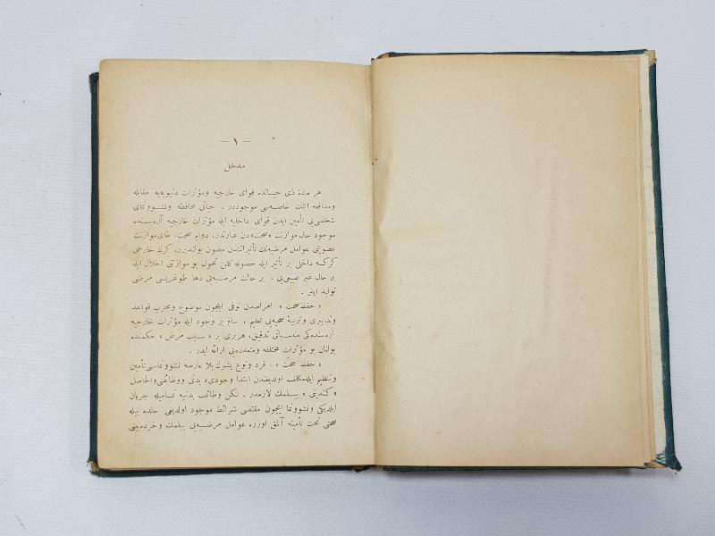 TIP TARİHİ: OSMANLICA YENİ HIFZISSIHHA KİTABI