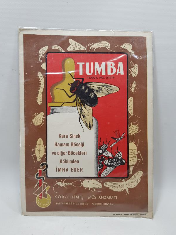 TUMBA HAŞERE VE SİNEK İLACI REKLAMI