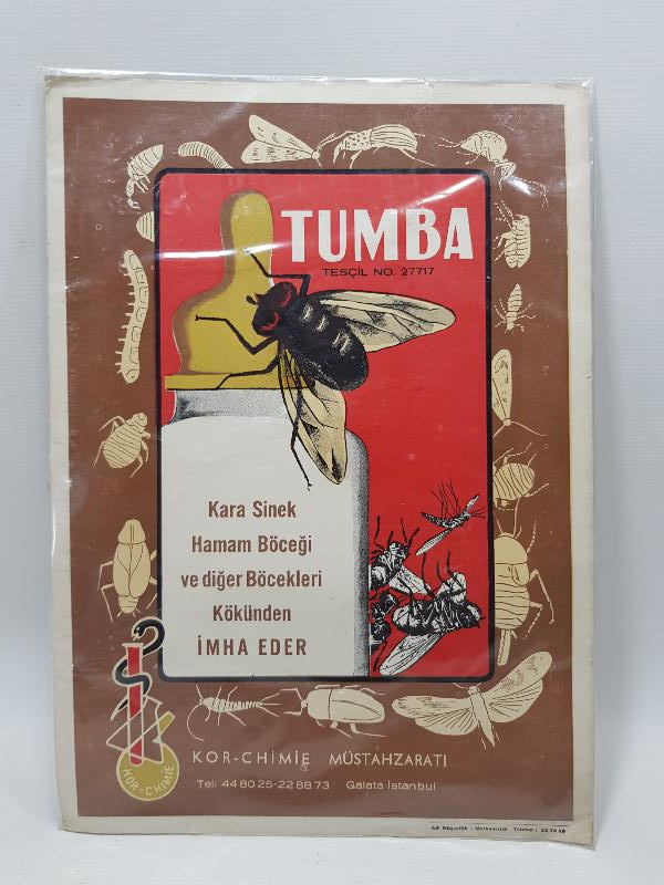 TUMBA HAŞERE VE SİNEK İLACI REKLAMI