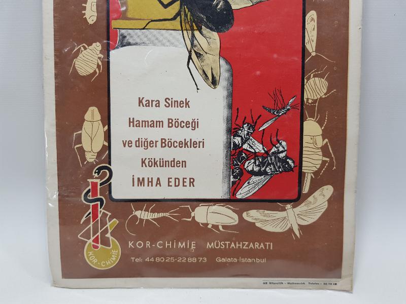 TUMBA HAŞERE VE SİNEK İLACI REKLAMI