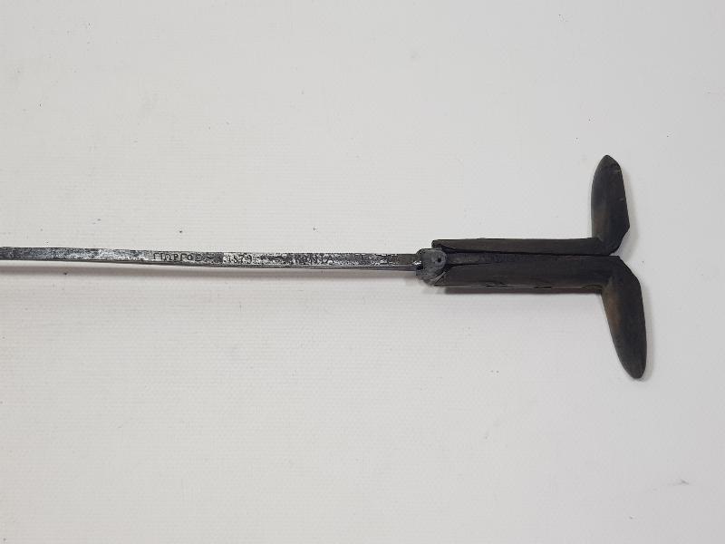 1879 TARİHLİ CORCİOS KONYA YAZILI YATAĞAN KILICINA ÇEVRİLMİŞ GANİMET SÜNGÜSÜ