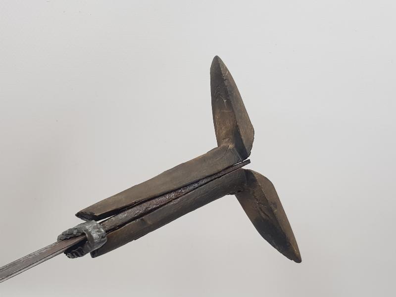 1879 TARİHLİ CORCİOS KONYA YAZILI YATAĞAN KILICINA ÇEVRİLMİŞ GANİMET SÜNGÜSÜ