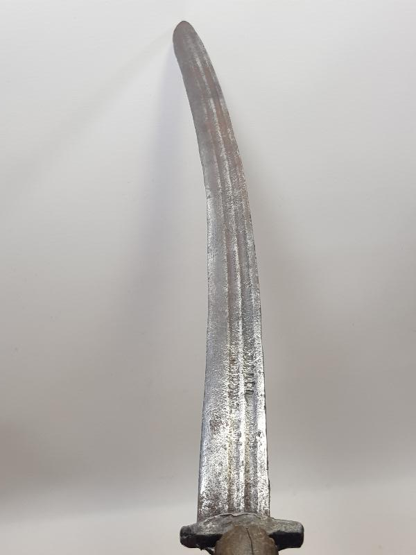 1879 TARİHLİ CORCİOS KONYA YAZILI YATAĞAN KILICINA ÇEVRİLMİŞ GANİMET SÜNGÜSÜ