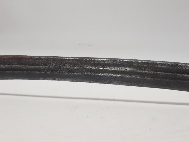 1879 TARİHLİ CORCİOS KONYA YAZILI YATAĞAN KILICINA ÇEVRİLMİŞ GANİMET SÜNGÜSÜ