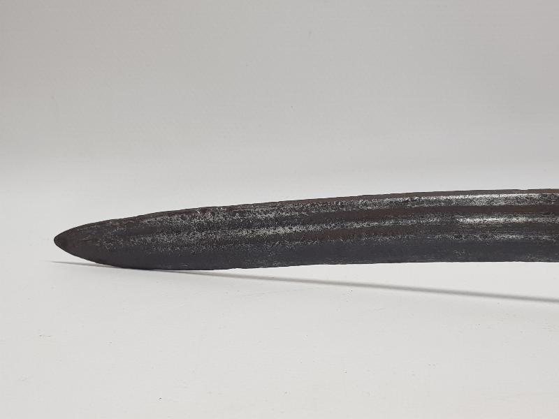 1879 TARİHLİ CORCİOS KONYA YAZILI YATAĞAN KILICINA ÇEVRİLMİŞ GANİMET SÜNGÜSÜ