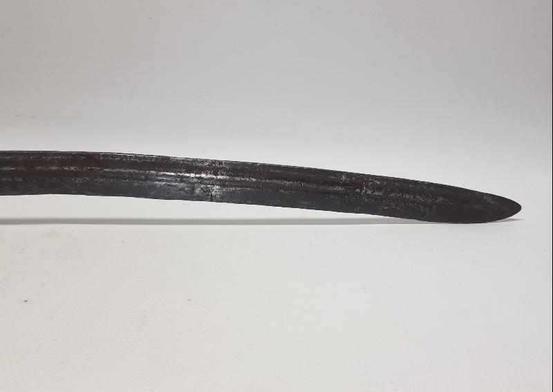 1879 TARİHLİ CORCİOS KONYA YAZILI YATAĞAN KILICINA ÇEVRİLMİŞ GANİMET SÜNGÜSÜ