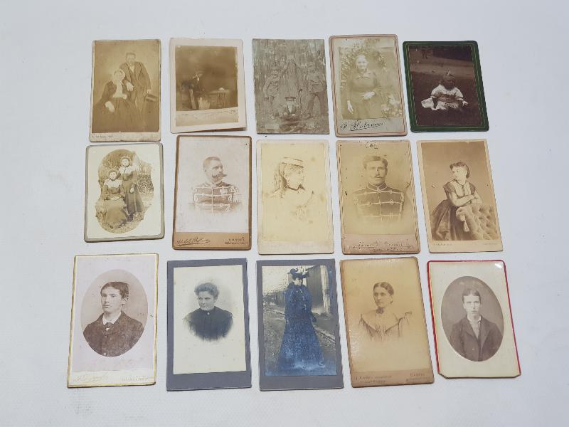 OSMANLI DÖNEMİ 15 ADET KABİN FOTO