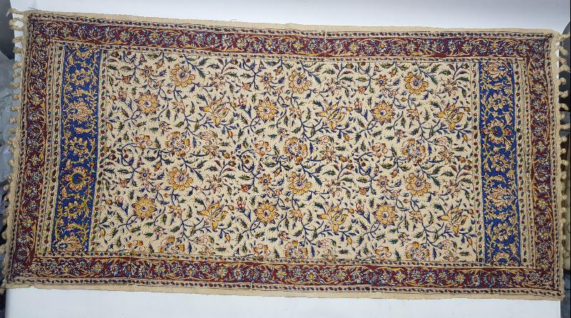 OSMANLI DÖNEMİ İRAN İSFAHAN İŞİ HARİKA MASA ÖRTÜSÜ