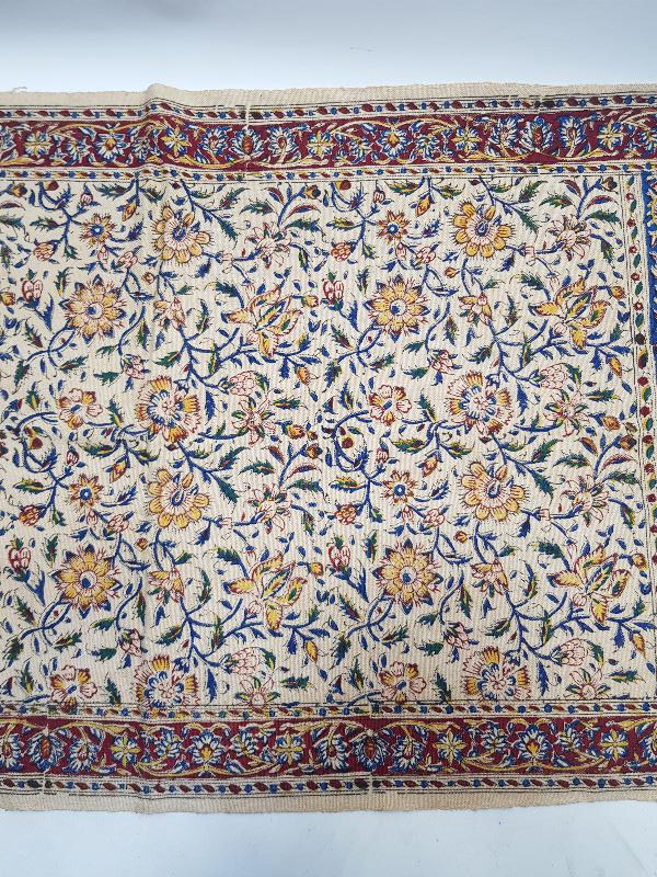 OSMANLI DÖNEMİ İRAN İSFAHAN İŞİ HARİKA MASA ÖRTÜSÜ