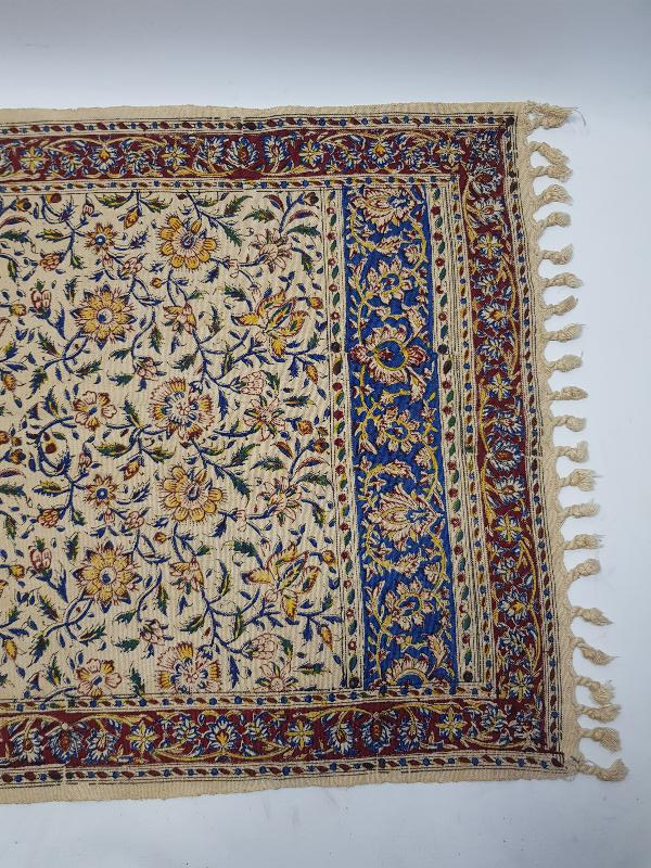 OSMANLI DÖNEMİ İRAN İSFAHAN İŞİ HARİKA MASA ÖRTÜSÜ