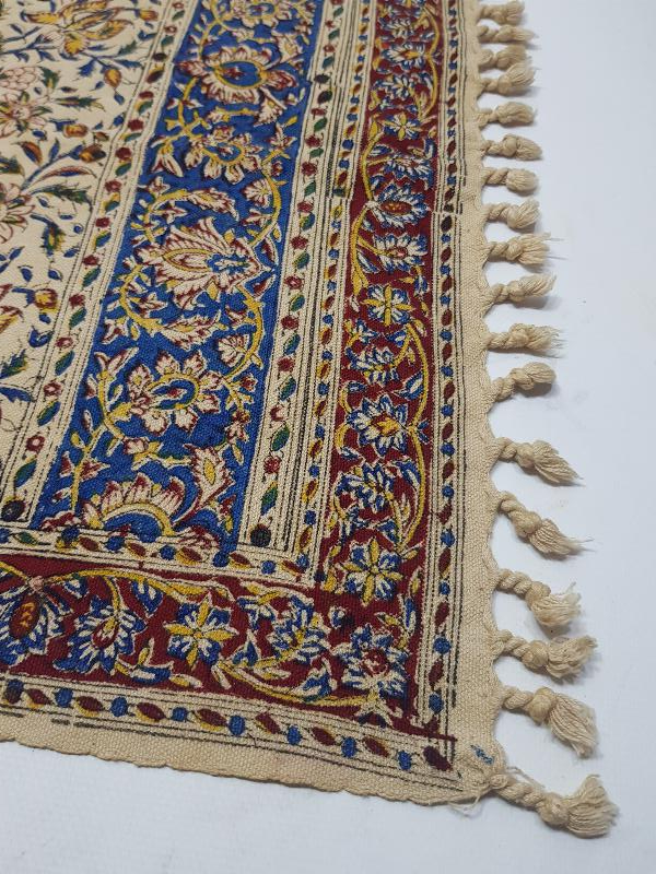 OSMANLI DÖNEMİ İRAN İSFAHAN İŞİ HARİKA MASA ÖRTÜSÜ