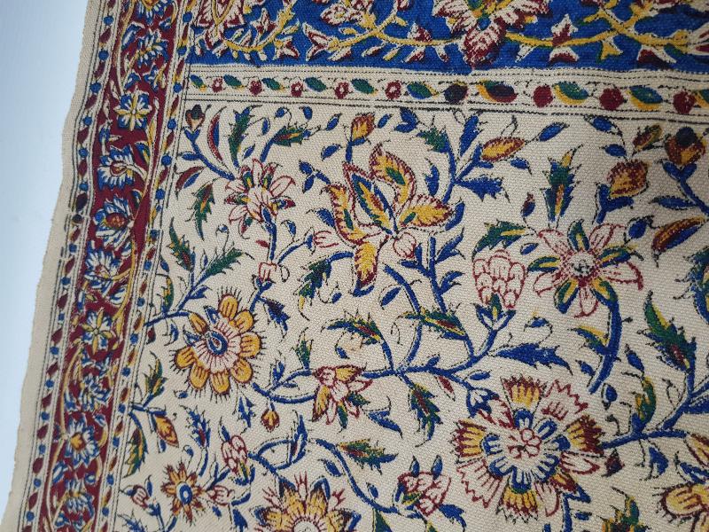 OSMANLI DÖNEMİ İRAN İSFAHAN İŞİ HARİKA MASA ÖRTÜSÜ