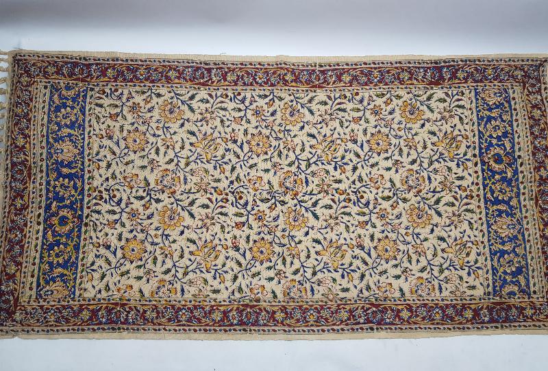 OSMANLI DÖNEMİ İRAN İSFAHAN İŞİ HARİKA MASA ÖRTÜSÜ