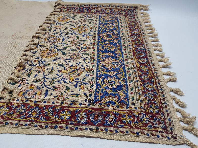 OSMANLI DÖNEMİ İRAN İSFAHAN İŞİ HARİKA MASA ÖRTÜSÜ