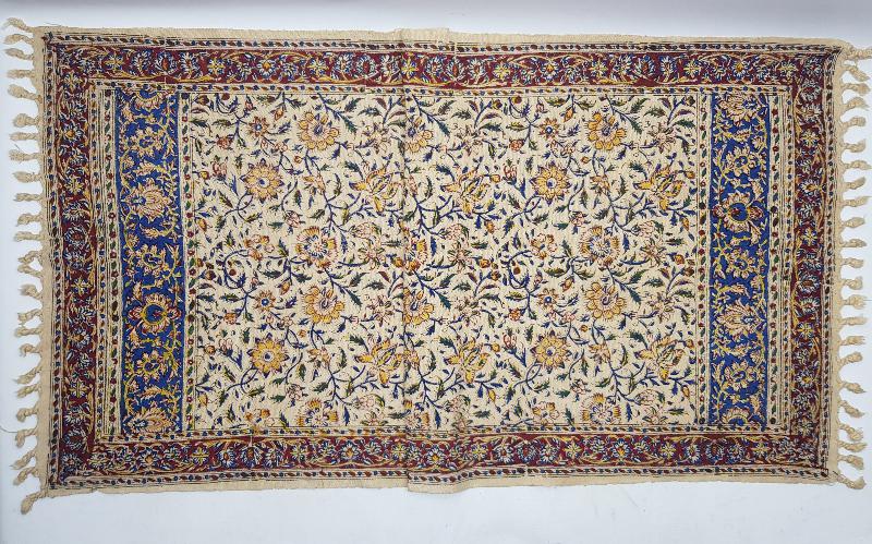 OSMANLI DÖNEMİ İRAN İSFAHAN İŞİ HARİKA MASA ÖRTÜSÜ