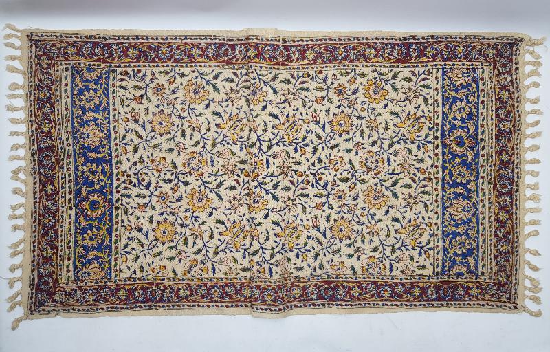 OSMANLI DÖNEMİ İRAN İSFAHAN İŞİ HARİKA MASA ÖRTÜSÜ