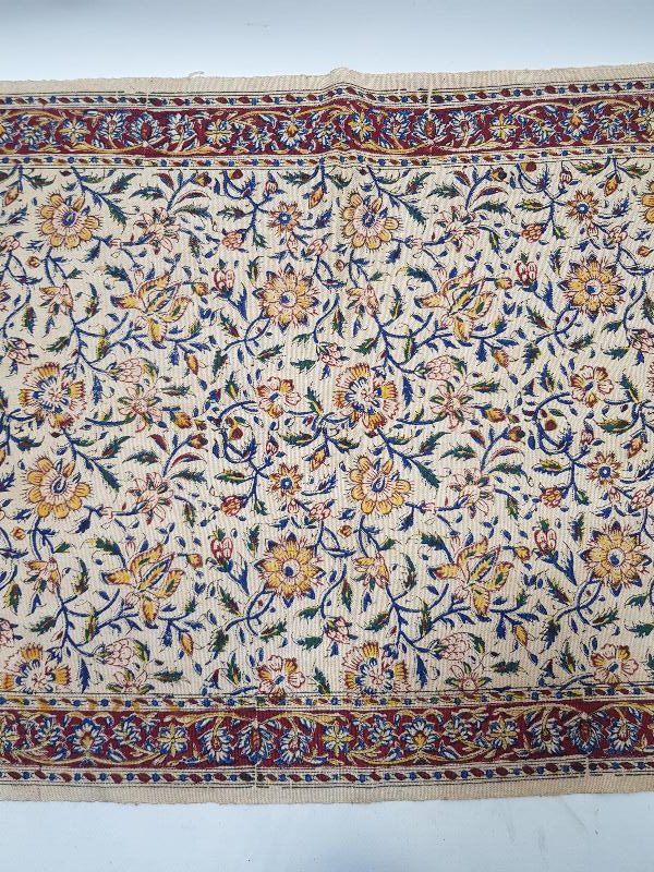 OSMANLI DÖNEMİ İRAN İSFAHAN İŞİ HARİKA MASA ÖRTÜSÜ