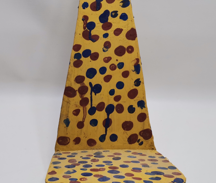 EL YAPIMI ANTİKA AHŞAP LAMBALIK - KAVUKLUK