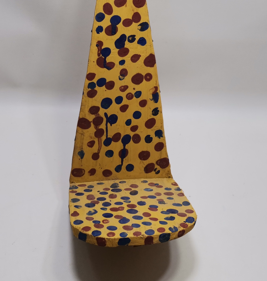 EL YAPIMI ANTİKA AHŞAP LAMBALIK - KAVUKLUK