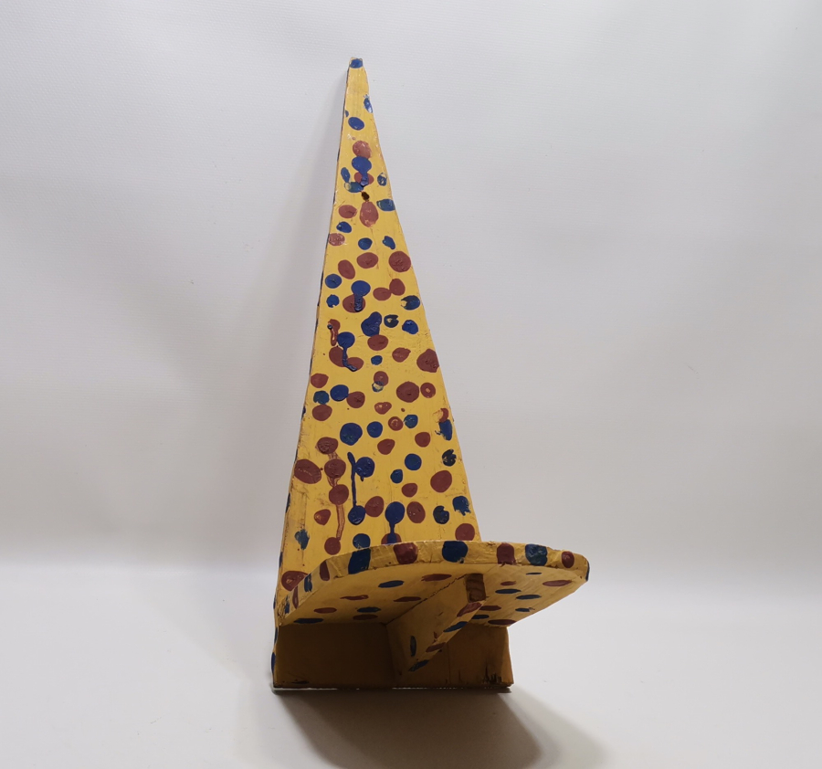 EL YAPIMI ANTİKA AHŞAP LAMBALIK - KAVUKLUK