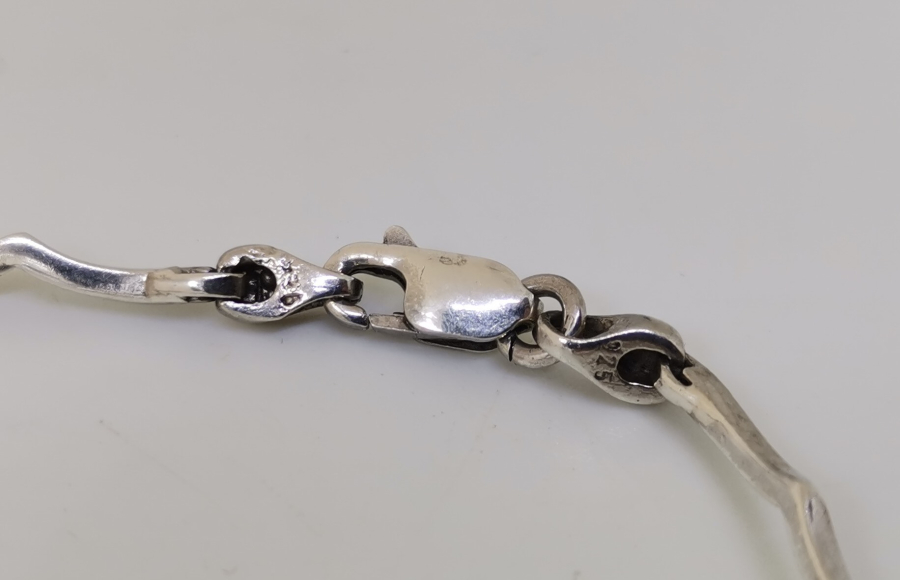 MARGAZİT TAŞLI GÜMÜŞ BİLEKLİK