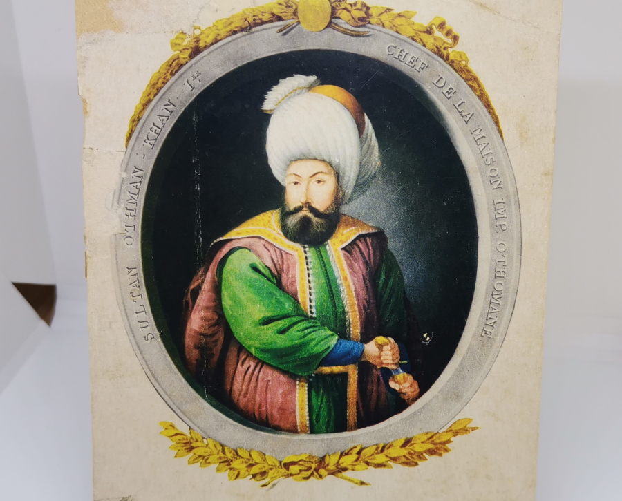 OSMAN GAZİ GÖRSELLİ ANTİKA KARTPOSTAL