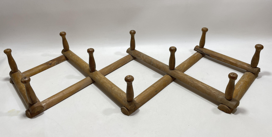 OSMANLI DÖNEMİ AHŞAP AKORDİYON ASKILIK