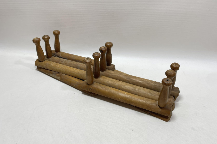 OSMANLI DÖNEMİ AHŞAP AKORDİYON ASKILIK