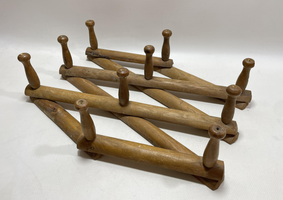 OSMANLI DÖNEMİ AHŞAP AKORDİYON ASKILIK